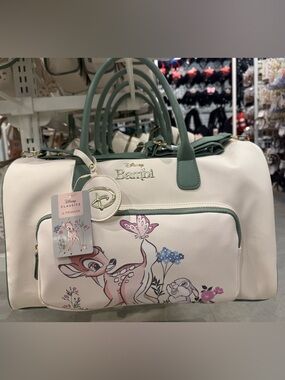 Disney Bambi Cream & Sage Travel Weekender Bag